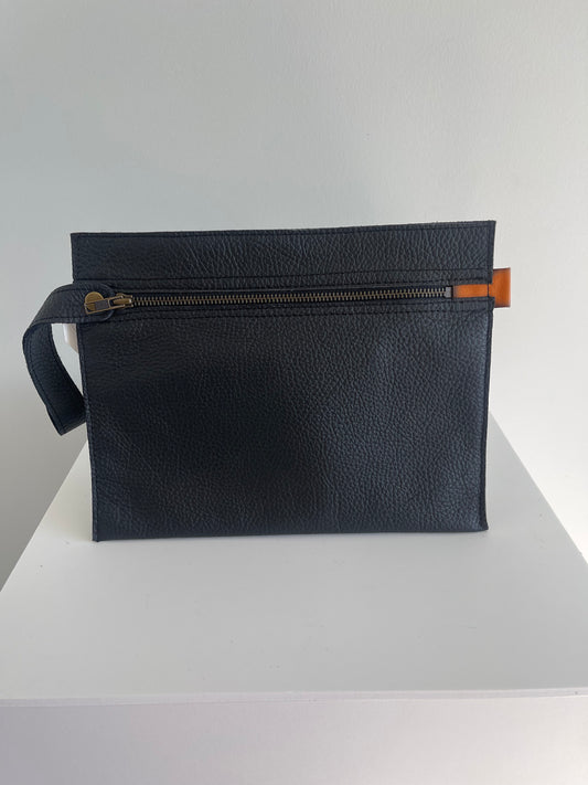 Biker Leather Wristlet