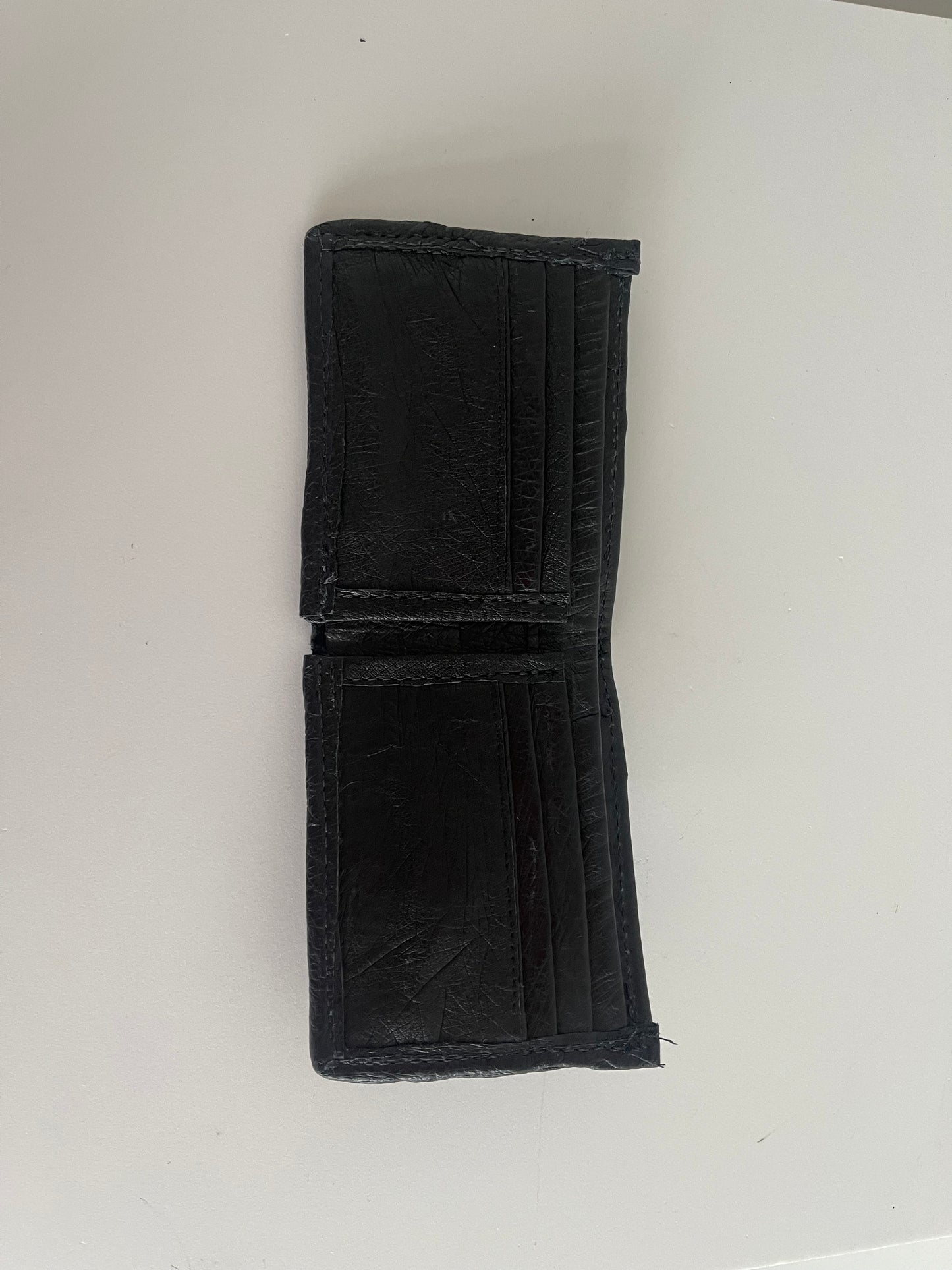 Ostrich Skin Bi-Fold Wallet