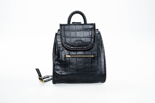 Crocodile Embossed Backpack