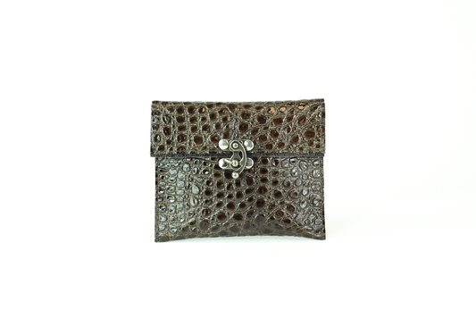 Crocodile Embossed Coin Purse