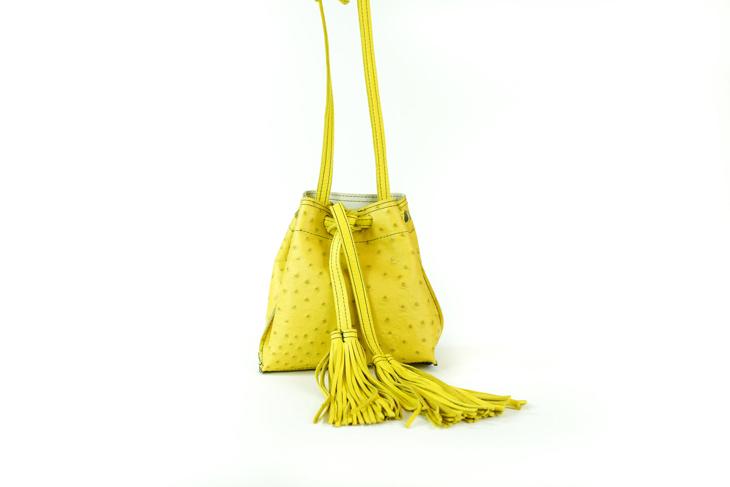 Ostrich Embossed Crossbody