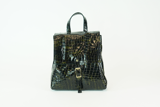 Crocodile Embossed Backpack