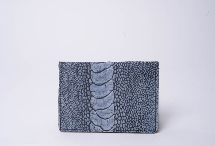 Ostrich Skin Card Holer