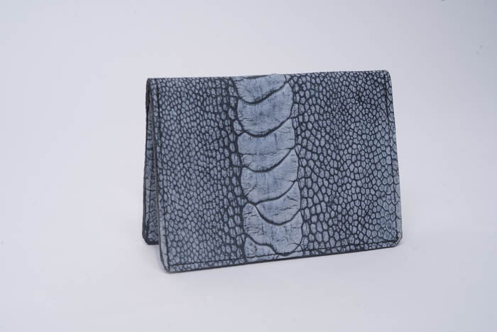 Ostrich Skin Card Holer