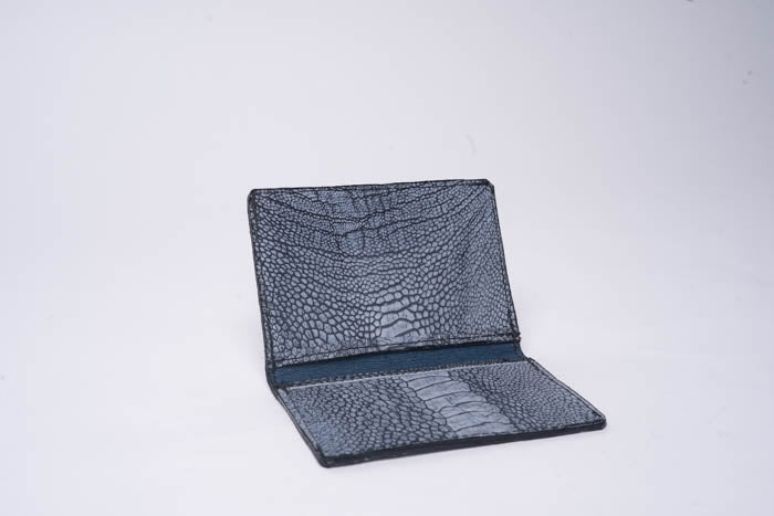 Ostrich Skin Card Holer