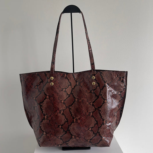 Python Embossed Tote