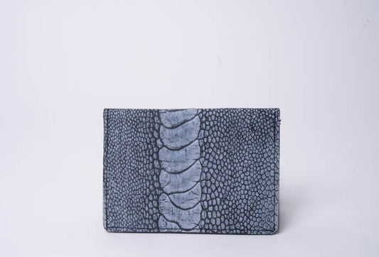 Ostrich Skin Card Holer