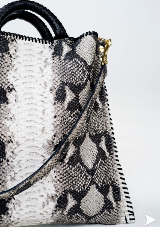 Python Embossed Tote